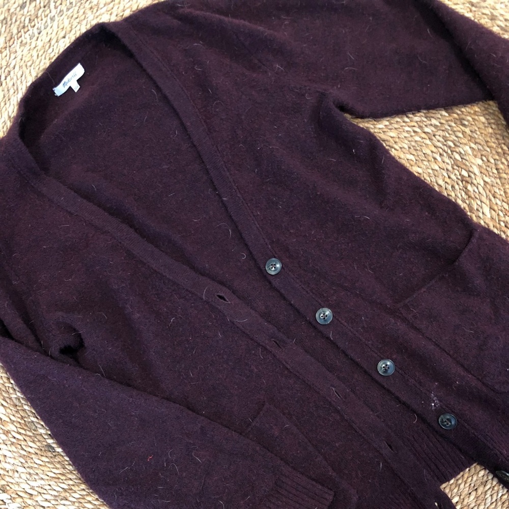 Madewell Purple Cardigan